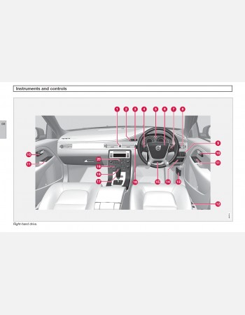 2010 volvo xc70 owners manual lhd & rhd